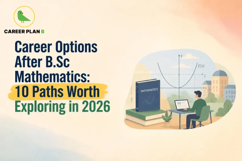 Career options after B.Sc Mathematics, including 10 promising career paths, higher education opportunities, job roles, and future prospects in 2026
