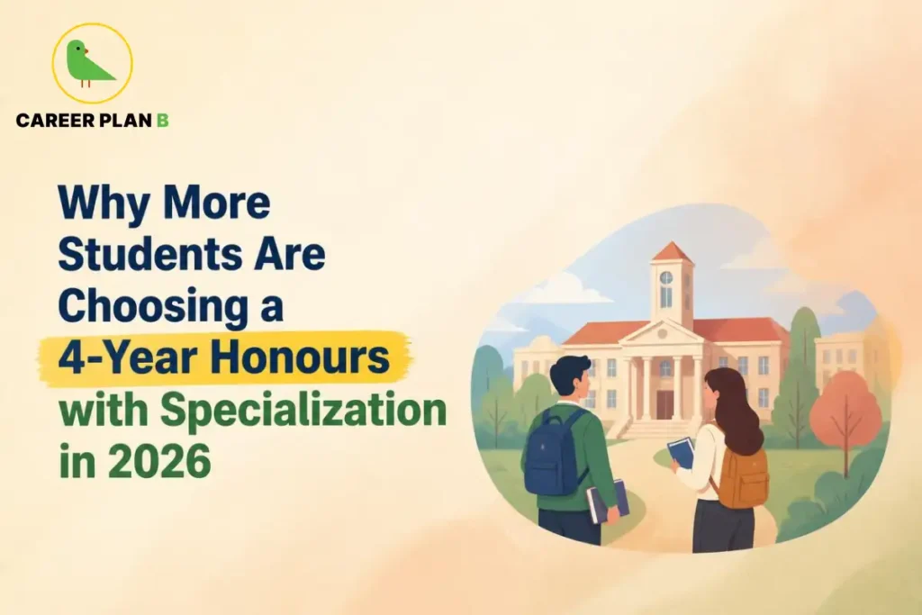 4-year honours with specialization program showing students exploring higher education and career opportunities in 2026