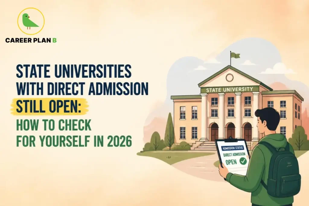 State universities with direct admission opportunities and open application status for students in 2026