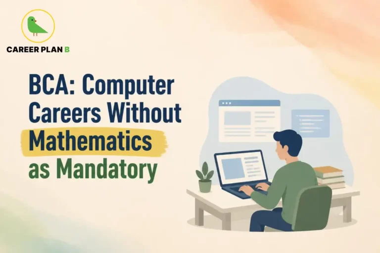 BCA computer careers without mathematics as a mandatory subject, highlighting technology and programming opportunities for students
