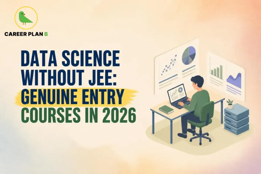 Data science courses without JEE offering alternative entry pathways for students pursuing data science careers in 2026