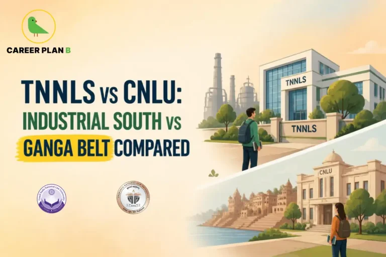 TNNLS and CNLU campus illustrations contrasting an industrial setting with a riverside setting.