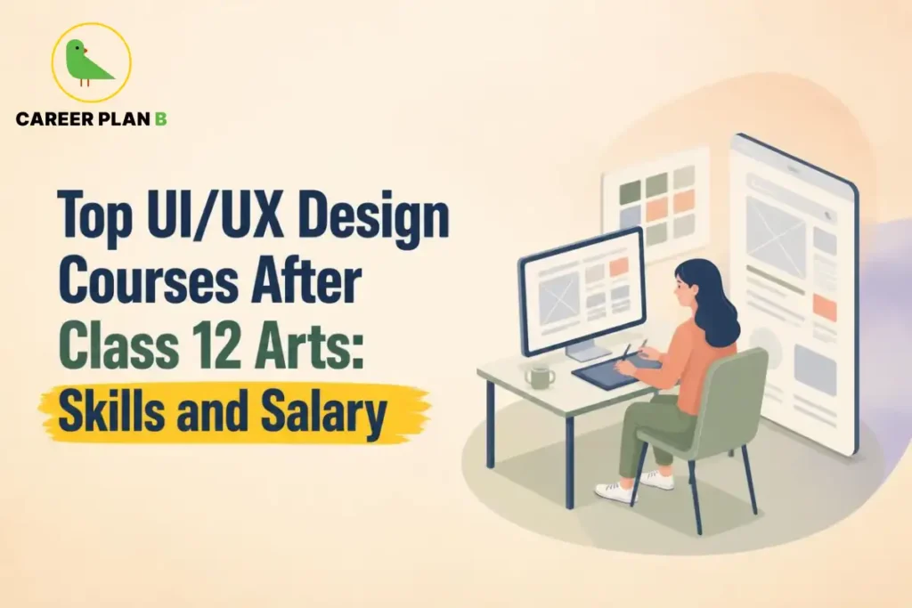 UI/UX design courses after Class 12 Arts, highlighting essential design skills, course options, and career salary prospects for aspiring designers.