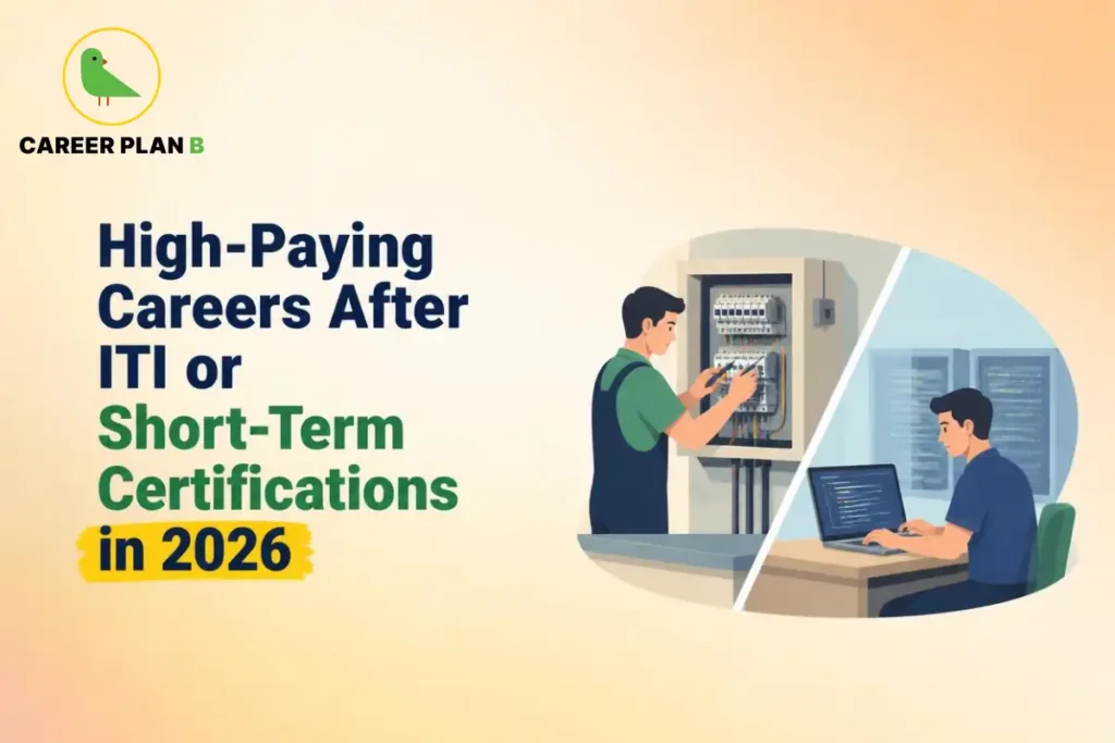 Explore high-paying careers after ITI or short-term certification courses in 2026, including technical skills, job options, salary prospects and Career Plan B guidance.