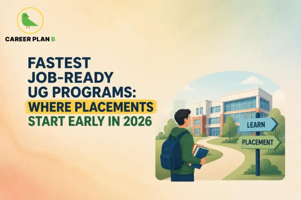 Fastest job-ready undergraduate programs in 2026, highlighting early placement opportunities, career-focused education and practical learning for students.